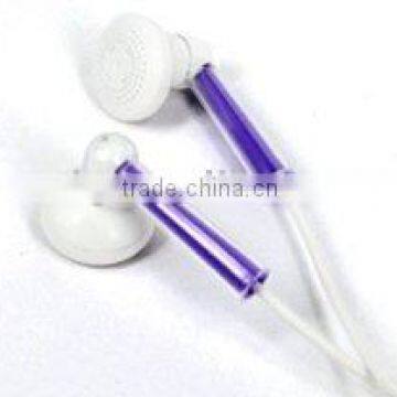 Earphone With Transparent Plastic Housing