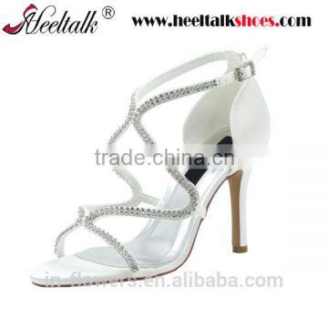 Bulk sale OEM high qualty white/ivory sexy wedding heels