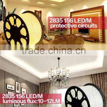 SV 220V IP65 2835Flexible Rope LED Strip WHITE Party Xmas Lamp BLUE 220V2835 156LEDS/M photo-2