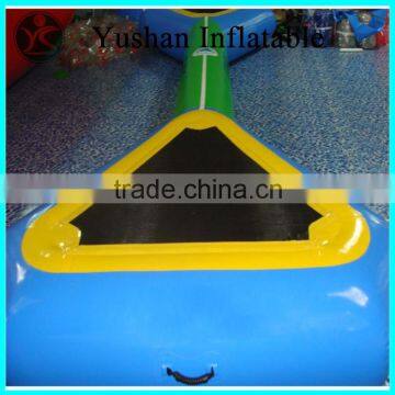 2016 hot selling best quality inflatable two sides trampolines