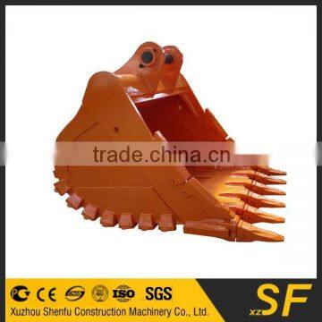 excavator bucket volume, excavator rock bucket