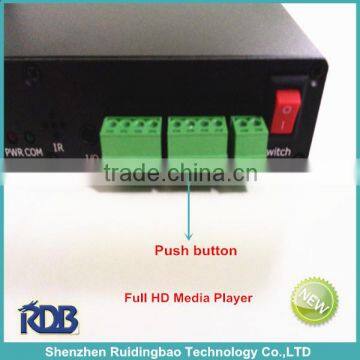 RDB Push button/motion sensor input Full HD Media Player DS009-112