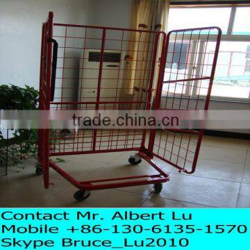 Industrial Storage Warehouse Trolleys Stackable Storage Containers