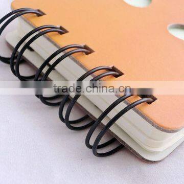 Shape Die Cut Double Spiral Mini Cute Journals A7 photo-5