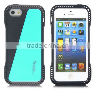 Rugged Gel case for iPhone 5G 5S cellphone accessory