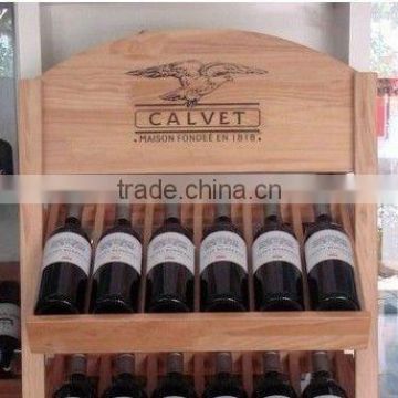 wooden wine frame