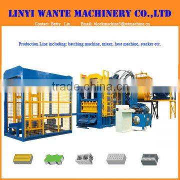 QT8-15 Concrete Road Edge Block Making Machine