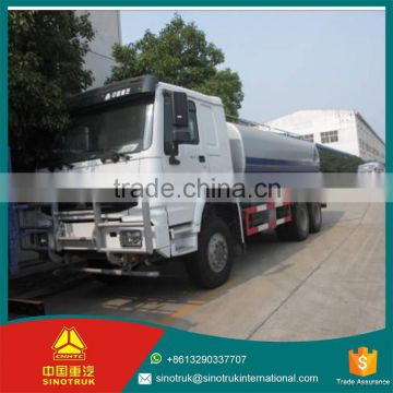 SINOTRUK HOWO water truck 20000L Water tanker size 10000l drinking water truck