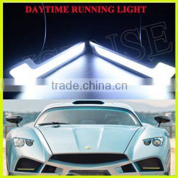 Super Bright Cob Car Led daytime running Light drl Fog Driving Lamp 12v
