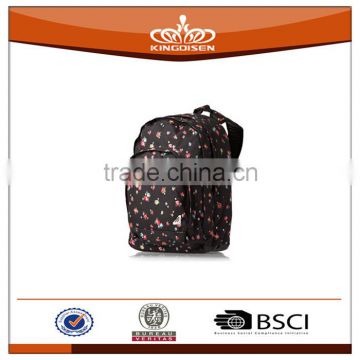 elegant floral print leisure backpack