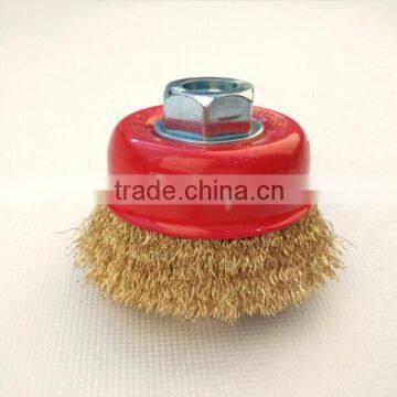 crimped wire cup brush, diameter 75mm or 3"
