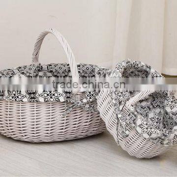 New Gifts Arts Fruit Basket Wholesale Cheap Flower Basket Laundry Baskets Wicker Storage Basket