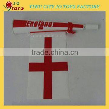 Promotional plactic horn with flag