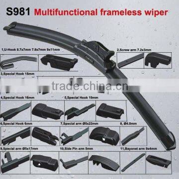 High quality trade assurance multifunctional wiper blade soft wiper blade refill for Toyota