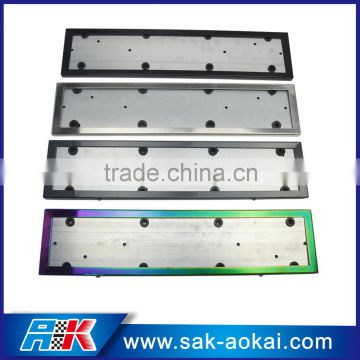 Car license plate frame iron material European style