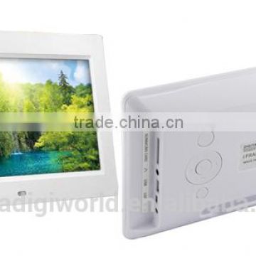 Factory price 8 inch digital photo frame with video playback function