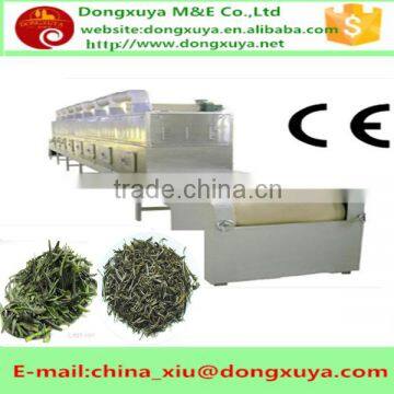 Industrial microwave tunnel dryer dehydrator machine for drying lotus leaf