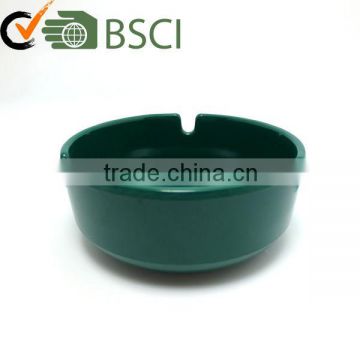 Green round melamine custom ashtray