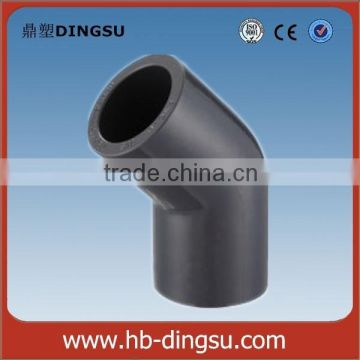 PVC Sch80 ASTM D2466 45deg Elbow Pipe Fittings