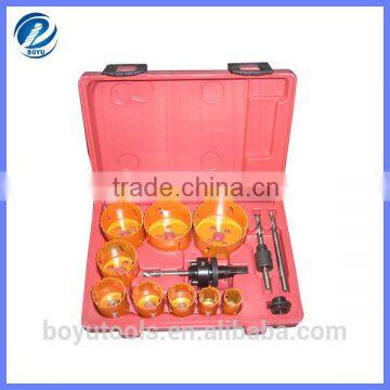 13pcs Bi-metal hole saw set in blow case