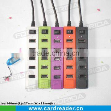 hot selling with one switch 2.0 7 port usb hub