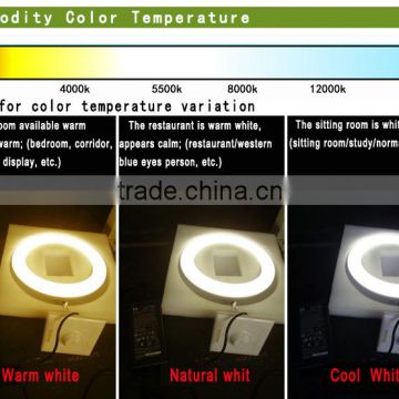 Frosted Cover Warm White 3000K LED Circular G10q tube for barthroom