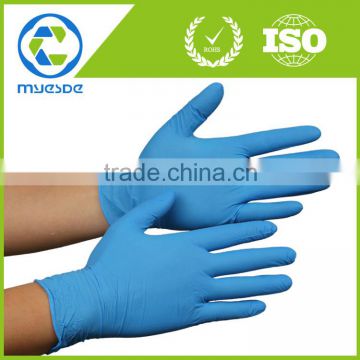 China disposable 100%nitrile gloves/nitrile gloves powder free /Vacuum bags/good quality/low price