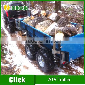 Small towable log trailer for ATV CAR