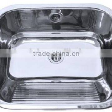 Australia style stainless steel bathroom sink for laundry
