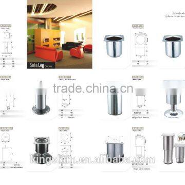 High Bearing Capacity Cylinder Stainless Steel Sofa Legs KSL8236 photo-2