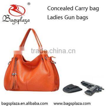 GB023 High end PU concealed carry purse women gun bags handbag