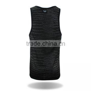 Shenzhen Wholesale Black Blank Drop Armhole Tank Top photo-2
