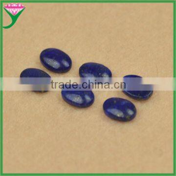 factory wholesale price natural oval flat back cabochon lapis lazuli semi-precious stone