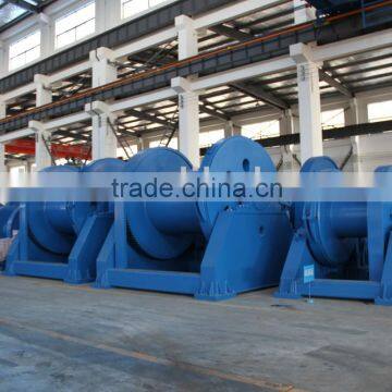 600KN double drum hydraulic winch