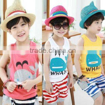 Online Wholesale Kids Clothes Cotton Fabric Children Vest Of Child Clothing