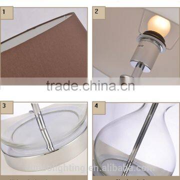Ornament Home Decorative Table Lamp With Fabric Lampshape Made in China, Simple Table Lamp Supplier's Choice