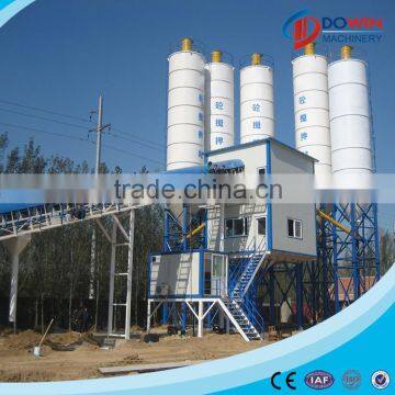 HZS90 stationary concrete batching plant price in dubia