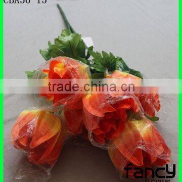 Yiwu Artificial Flower 7 Heads Making Decoration for Wedding