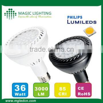 Clothing Store Lighting 36w Par30 Track Spotlight