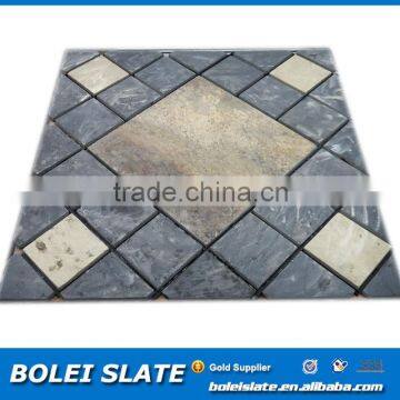 irregular floor slate with net