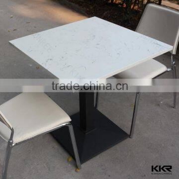 solid surface dining table set, fast food court table,artificial stone coffice table tops