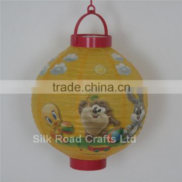 Various color hanging paper lantern with battery