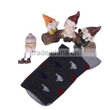 2015 Newest Fashion Men and Women Knitting Sport Dolphin Printing Short Socks