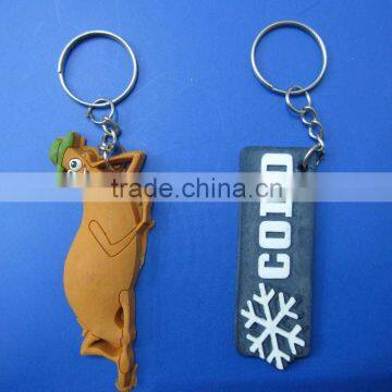 rubber pvc keychain