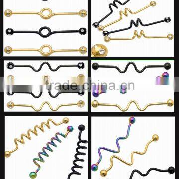 Factory Price 316L Stainless Steel Jewelry Belly Rings photo-4