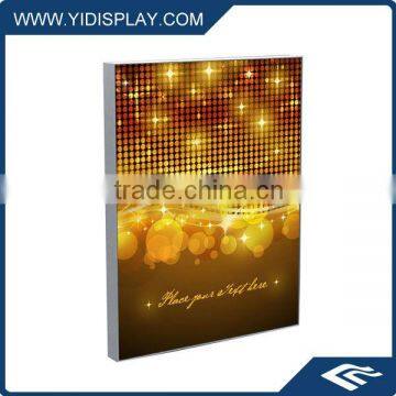 LED optical lens light box for display