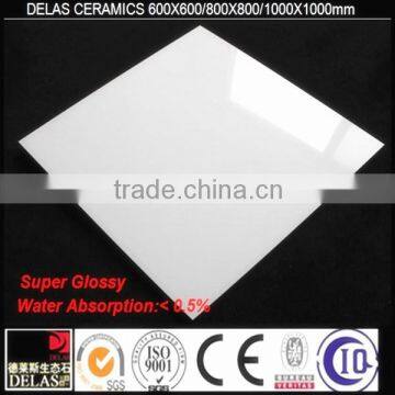 Super White Crystallized Granite Half Body Polished Tiles