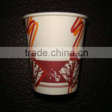 disposable single wall hot cold drink paper cup and coffee cup with lids