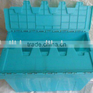 plastic stackable and nestable box attach lid box plastic storge box