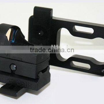 RL Archery Mini CNC Machined Bow Sight Mount Red Dot Laser Reflex Sight Scope Bracket Fit Mathews Bowtech Bear All Compund Bow photo-3
